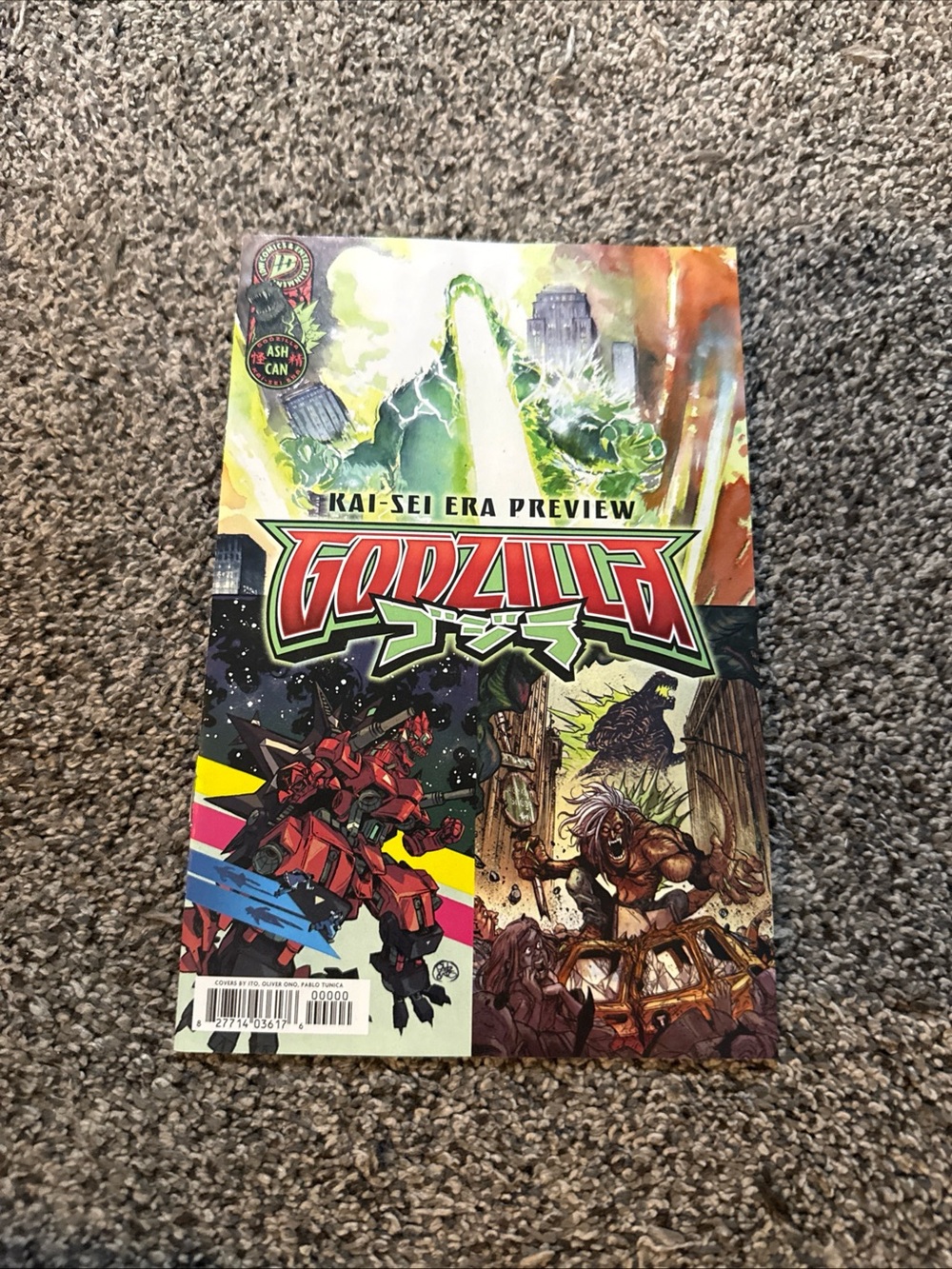 2026 SDCC IDW Booth Promo Godzilla Kai-Sei Era Preview Mini Comic